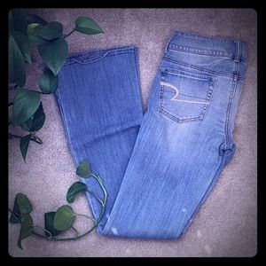 EUC American Eagle Artist Jeans Sz 4 LONG